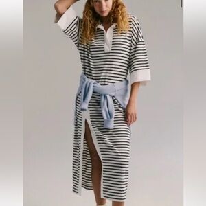 **NWT** Free People Free-est Jackson Rugby Midi Dress